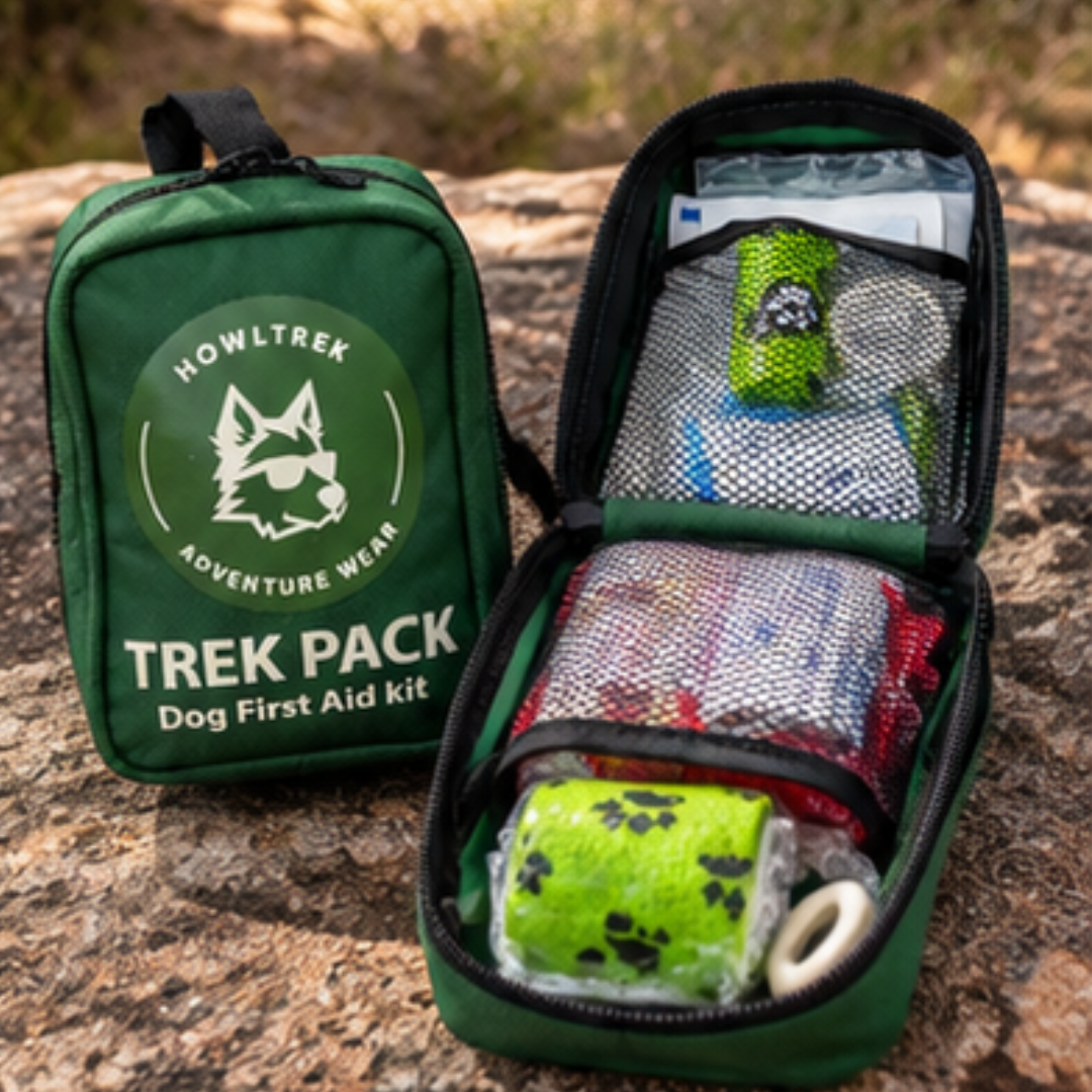 Trek Pack opened and unpened Showing inside bag